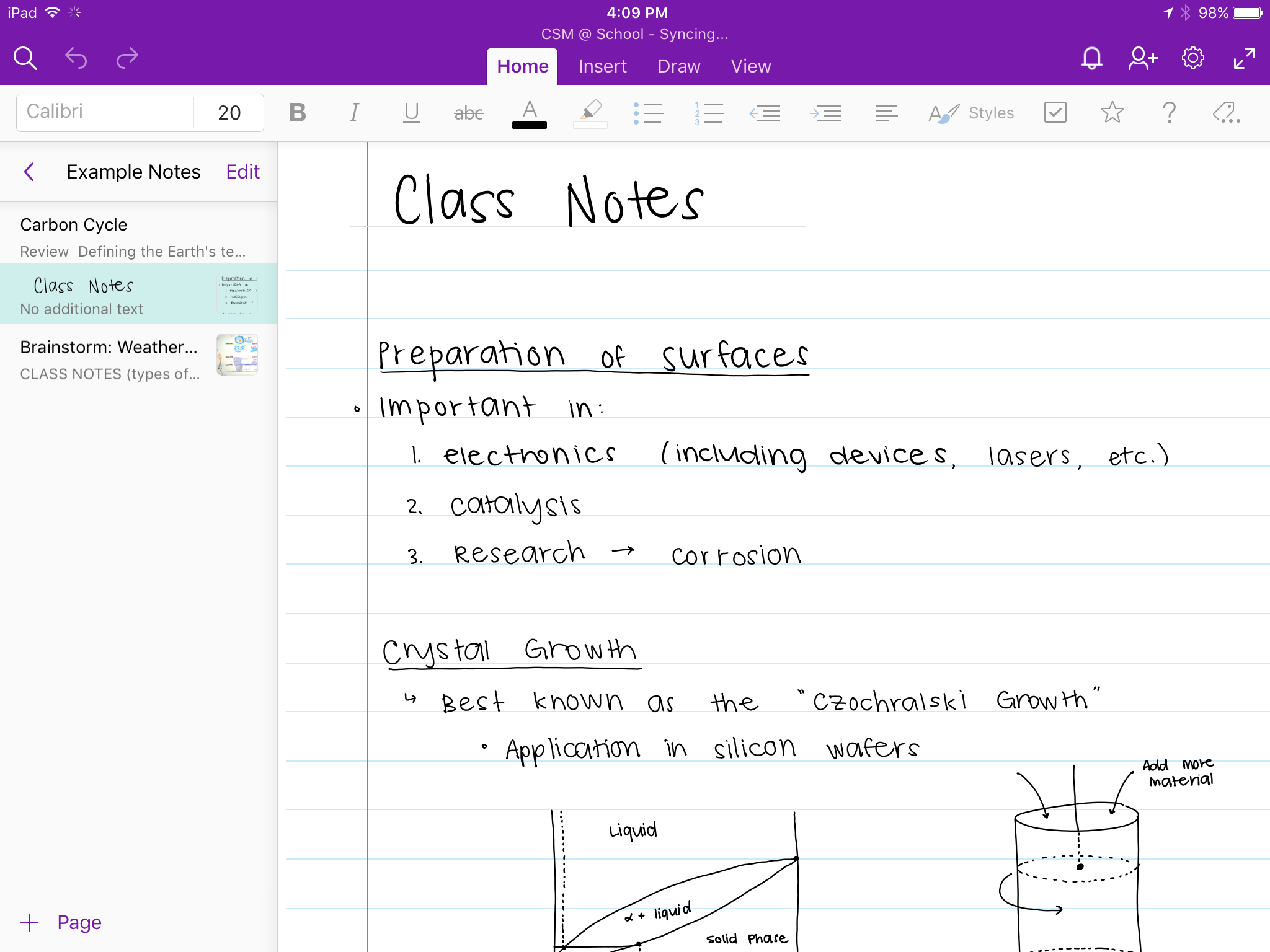 using onenote for note taking